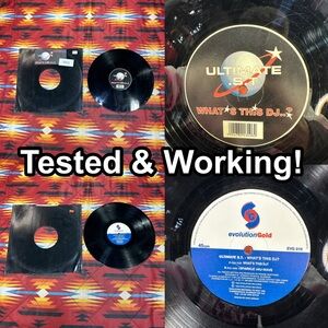 Ultimate S.T. – What's This DJ? Evolution Gold EVG 010 12” Vinyl 45 RPM TESTED